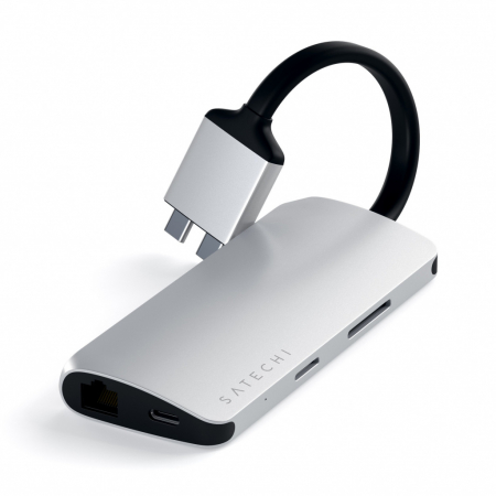 Satechi Type-C Dual Multimedia Adapter - Silver [1]