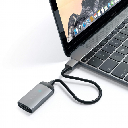 Satechi Type-C to 4K HDMI Adapter - Space Grey [2]