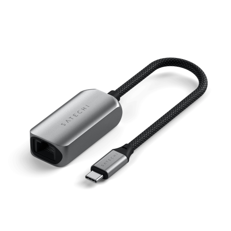 Sisteme PC & Periferice - Satechi USB-C 2.5 Gigabit Ethernet Adapter - Space Grey