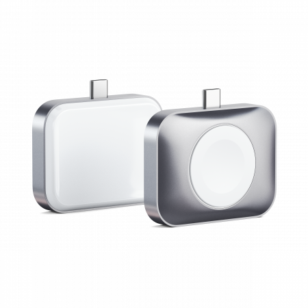 Laptop, Tablete & Telefoane - Satechi USB-C 2 in 1 Wireless charging dock for Apple watch and Airpods - Silver