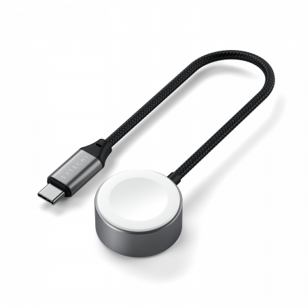 Satechi USB-C Magnetic Fast-Charging Cable for Apple Watch - Space Gray [6]