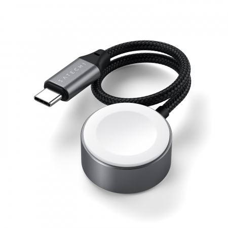 Satechi USB-C Magnetic Fast-Charging Cable for Apple Watch - Space Gray [1]