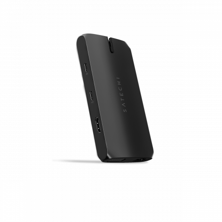 Satechi USB-C On-the-go Multiport adapter (1xHDMI, 1xVGA, 1x USB-C PD, 1xGigabit Ethernet, 2x USB-A, 1xUSB-C, Micro/SD) - Black [2]