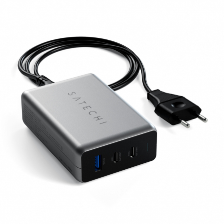 Satechi USB-C PD Compact GAN Charger 100W 1xUSB-C PD,2xUSB-C PD,1xUSB-C PD,1xUSB-A,2x USB-C PD [1]