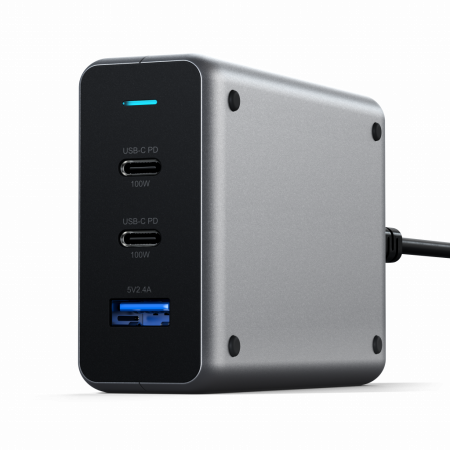 Satechi USB-C PD Compact GAN Charger 100W 1xUSB-C PD,2xUSB-C PD,1xUSB-C PD,1xUSB-A,2x USB-C PD [2]