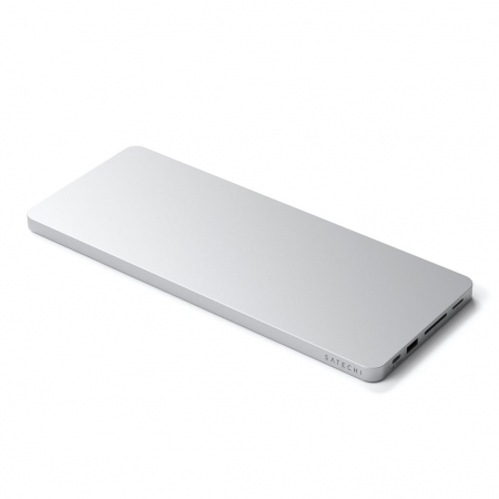 Satechi USB-C Slim Dock 24" IMAC (1xType-C Upstream Port,2x USB 2.0,1xMicro SD,1xSD Card,1xUSB-A,1x M.2 SSD slot, 1xUSB-C) colour match cable inc. - Silver [0]