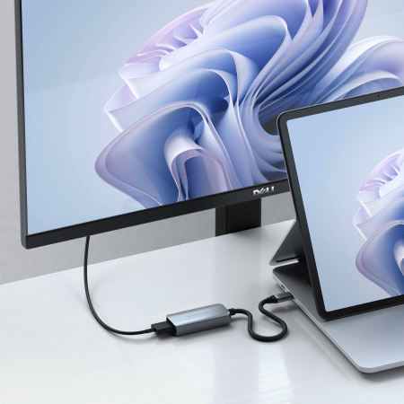 Satechi USB-C To HDMI 2.1 8K Adapter (Mac Devices up to 4K/60Hz, 8K/60Hz, 4K 60Hz/120Hz, 2K/ 40Hz, 1080P/500Hz,  Dynamic HDR10+  HDCP 1.4 & HDCP 2.3) - Space Grey [6]