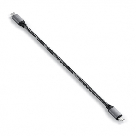 Satechi USB-C to Lightning Short Cable 25cm - Space Grey [4]