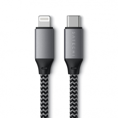 Laptop, Tablete & Telefoane - Satechi USB-C to Lightning Short Cable 25cm - Space Grey