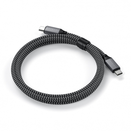 Satechi USB-C to USB-C 100W Braided Charging 2m Cable - Grey [1]