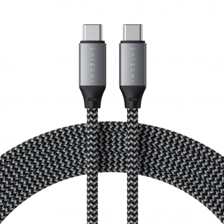 Satechi USB-C to USB-C 100W Braided Charging 2m Cable - Grey [3]