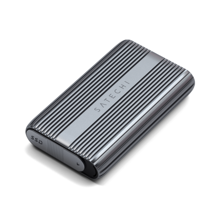 Satechi USB4 NVMe SSD Pro Enclosure (M.2 NVMe Drives 2280/2260/2242mm-16TBmax,PCI-E Gen 4x4,max bandwidth 8GB/s; reading/writing 3840MB/s ) - Grey [0]