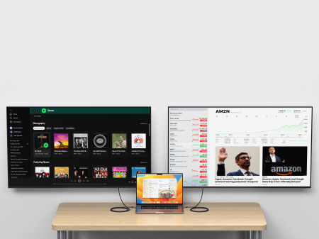 Satechi USB4 Pro Braided Cable 1.2m (PD240W,40Gbps data,8K/60Hz or 4K/120Hz) - Black [6]