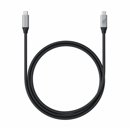 Componente Laptop - Satechi USB4 Pro Braided Cable 1.2m (PD240W,40Gbps data,8K/60Hz or 4K/120Hz) - Black