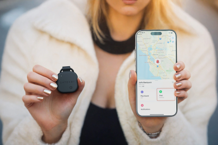 Satechi Vegan-leather Findall Keychain - Black [6]