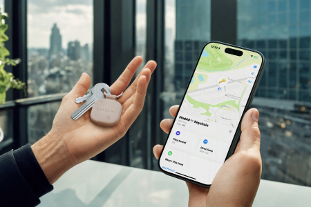 Satechi Vegan-leather Findall Keychain - Desert Rose [2]