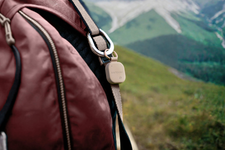 Satechi Vegan-leather Findall Keychain - Desert Rose [1]