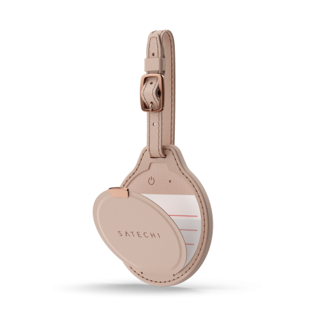 Laptop, Tablete & Telefoane - Satechi Vegan-Leather FindAll Luggage Tag - Desert Rose