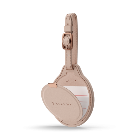 Laptop, Tablete & Telefoane - Satechi Vegan-Leather FindAll Luggage Tag - Desert Rose