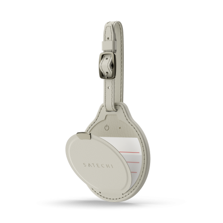 Telefoane & accesorii - Satechi Vegan-Leather FindAll Luggage Tag - Sand