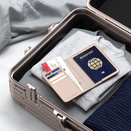 Satechi Vegan-Leather FindAll Passport Cover - Desert Rose [3]