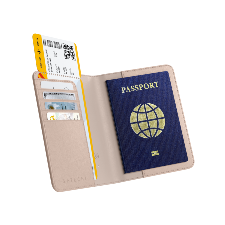 Satechi Vegan-Leather FindAll Passport Cover - Desert Rose [6]