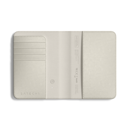 Satechi Vegan-Leather FindAll Passport Cover - Sand [8]