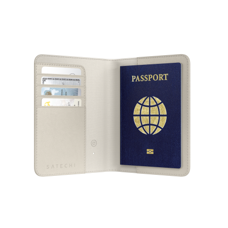 Satechi Vegan-Leather FindAll Passport Cover - Sand [5]