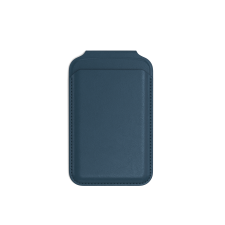 Satechi Vegan-Leather Magnetic Wallet Stand (iPhone 12/13/14/15 all models) - Dark Blue [7]