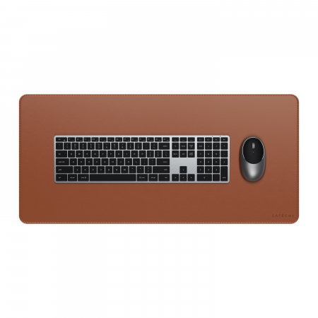 Tastaturi - Satechi Vegan-Leather Premium Desk Mat - Brown