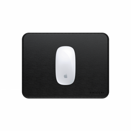 iPad accessories - Satechi Vegan-Leather Premium Mouse Pad - Black