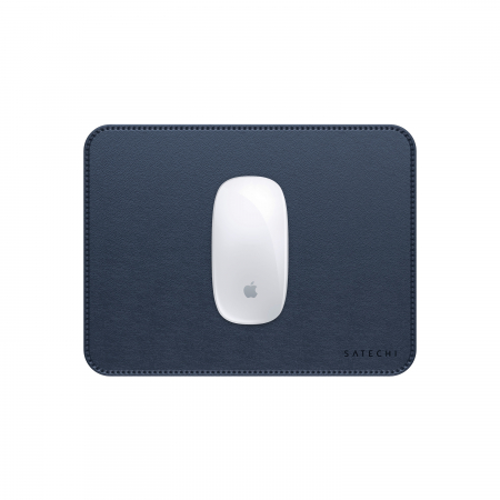 iPad accessories - Satechi Vegan-Leather Premium Mouse Pad - Blue