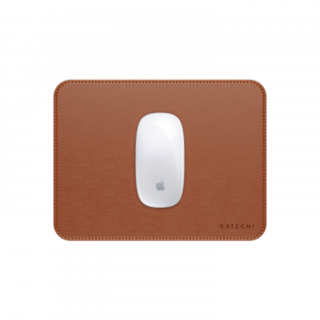 iPad accessories - Satechi Vegan-Leather Premium Mouse Pad - Brown