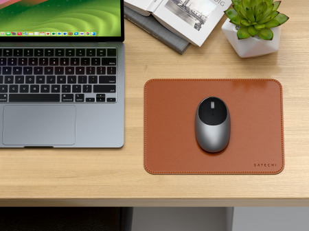 Satechi Vegan-Leather Premium Mouse Pad - Brown [5]