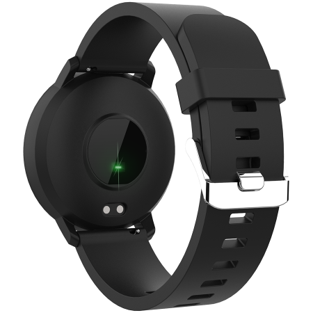 CANYON Lollypop SW-63, Smart watch, 1.3inches IPS full touch screen, Round watch, IP68 waterproof, multi-sport mode, BT5.0, compatibility with iOS and android, black, Host: 25.2*42.5*10.7mm, Strap: 20 [1]