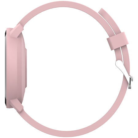 Smart watch, 1.3inches IPS full touch screen, Round watch, IP68 waterproof, multi-sport mode, BT5.0, compatibility with iOS and android, Pink, Host: 25.2*42.5*10.7mm, Strap: 20*250mm, 45g [3]