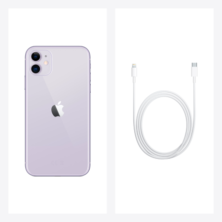 Smartphone APPLE iPhone 11 256GB Purple, Grade B, Used [5]