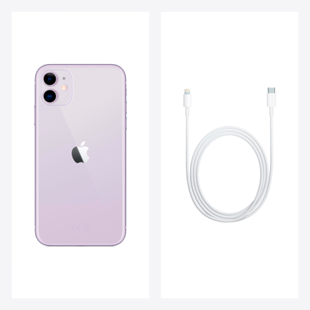 Smartphone APPLE iPhone 11 256GB Purple, Grade B, Used [11]