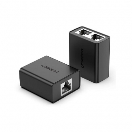 Retelistica - SPLITTER RJ-45 Ugreen, \\"CM210\\" pt. cablu UTP, Cat5, 1 x RJ-45 (M) la 2 x RJ-45 (M) , viteza maxima 100 Mbps, material plastic, negru \\"50923\\" - 6957303859238