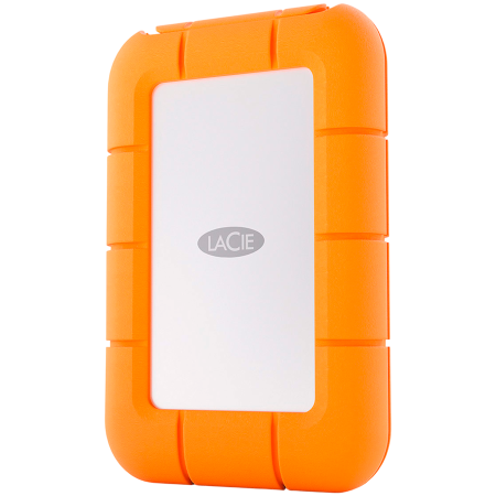 SSD. Solid State Drives - SSD Extern LaCie Rugged Mini 1TB, USB 3.2 Gen2 Type C (20Gbps), FireCuda SSD inside, IP54, 3-meter drop and 1-ton car crush resistance, self-encrypting technology, Rescue Data Recovery Services 3 ani,