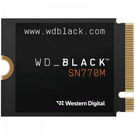 Laptop, Tablete & Telefoane - SSD WD Black SN770M 500GB M.2 2230 PCIe Gen4 x4 NVMe, Read/Write: 5000/4000 MBps, IOPS 460K/800K, TBW: 300