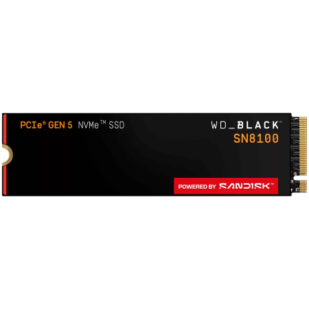 SSD - SSD WD Black SN8100 8TB M.2 2280 PCIe Gen5 x4 NVMe, Read/Write: 14900/13200 MBps, IOPS 2200K/2400K, TBW: 4800