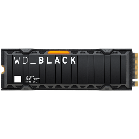 Componente PC - SSD WD Black SN850X HeatSink 1TB M.2 2280 PCIe Gen4 x4 NVMe, Read/Write: 7300/6300 MBps, IOPS 800K/1100K, TBW: 600