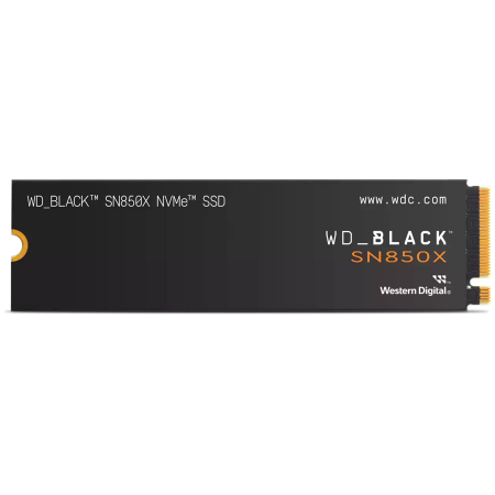 Laptop, Tablete & Telefoane - SSD WD Black SN850X HeatSink 4TB M.2 2280 PCIe Gen4 x4 NVMe, Read/Write: 7300/6600 MBps, IOPS 1200K/1100K, TBW: 2400