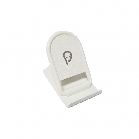 Laptop, Tablete & Telefoane - SUPORT birou SPACER pt. smartphone, pliabil, unghi ajustabil, alb "SPDH-FOLD-02-WH"