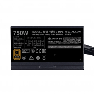 SURSA COOLER MASTER  750W (real), MWE 750 Bronze 230V V2, silent HDB fan 120mm, 80 Plus, 4x PCI-E (6+2), 6x S-ATA "MPE-7501-ACABW-BEU" [2]