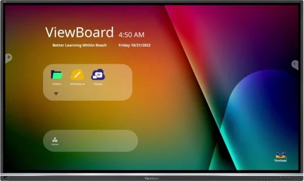 Multiboard / Display interactiv - Tabla interactiva / Display interactiv LED ViewSonic Smart IFP7550-5F Touchscreen 75 inch UHD 3840x2160 USB-C