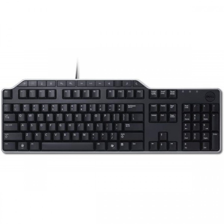 Sisteme PC & Periferice - Dell Multimedia Keyboard-KB-522-US/Euro Wired Business USB (QWERTY) Black
