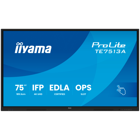 Monitoare\ Televizoare - TE7513A-B3AG 75 Google EDLA Certified IFP UHD (3840 x 2160) 8 ms, 500cd ,IPS DP, HDMI, PC interfaces