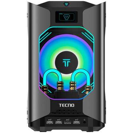 TECNO PC MEGAMINI GAMING G1 Intel i9-13900H DDR5 32Gb SSD 1Tb RTX4060 8Gb Water Cooling WiFi 6 BT 5.2 RJ45 2.5G 2xUSB 3.2 2xUSB 3.1 2xUSB2.0 1xThunderbolt 1xTypeC Full 2xHDMI 1xSD3.0 1xOculink 63Gb/s  [1]